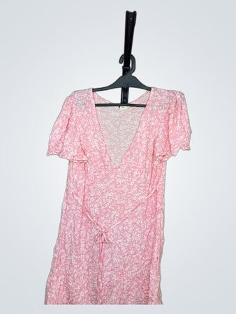 Billabong Pink Floral Wrap Dress