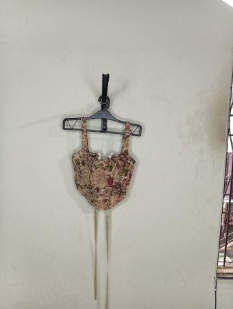 TIC TOC Floral Korsettoberteil