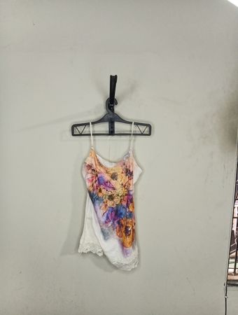 Maurice's Floral Lace Trim Cami Top