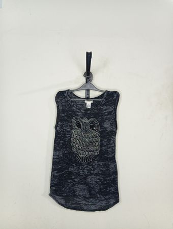 i.ner Damen Ärmelloses Eulen-Graphic-Top