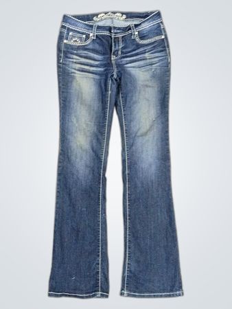 Jeans Bootcut Decorati da Donna Wax