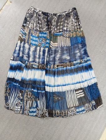 Chico's Patchwork Maxi Rock