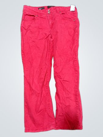 Nine West Jeans Red Bootcut Sequined Pocket Denim