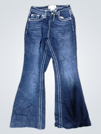 Y JEANS LOS ANGELES Damen Flared Jeans