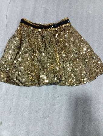 Gold Paillettenstoff