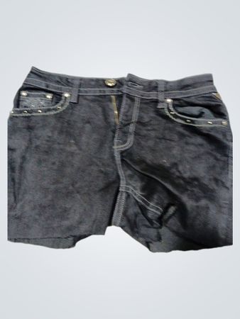 Sexy Couture Damen Verzierte Jeansshorts