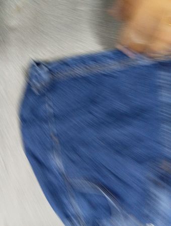Blaue Jeansshorts