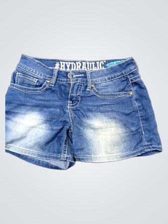Hydraulic Denim Shorts
