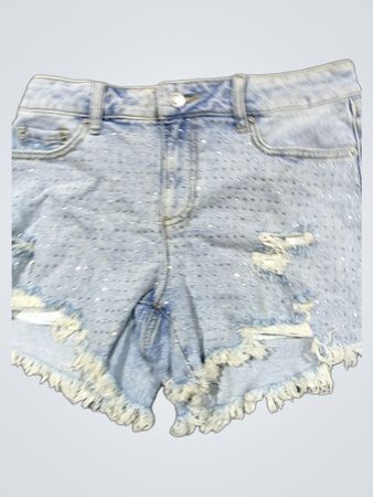 EST. 1946 Denim Damen Verwaschene Strassshorts Größe 6