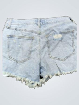 Denim-Shorts mit Glitzer
