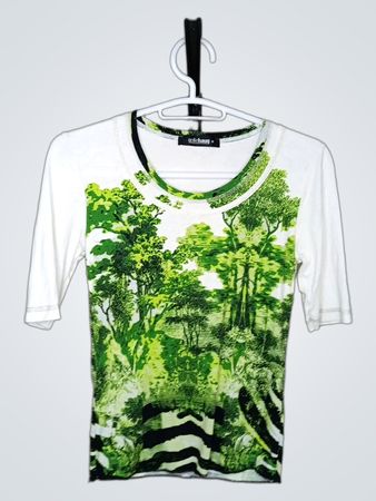 Gollehaug Collections Damen T-Shirt mit Walddruck