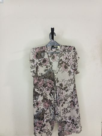 LINDEX Blumendruck Knopfbluse