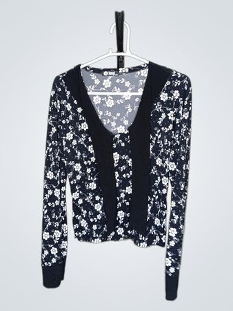 bengi florales Druck Langarmshirt