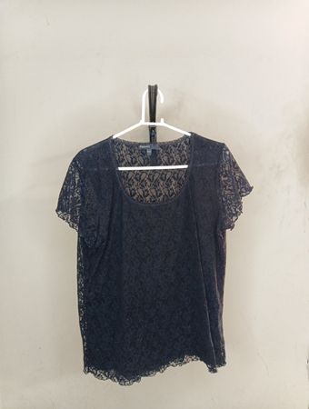 KappAhl Black Lace Top
