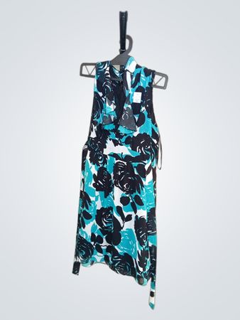 MIXIte Damen Ärmelloses Kleid mit Blumenmuster
