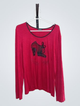 Gerry Weber Langarmshirt mit Schuhgrafik