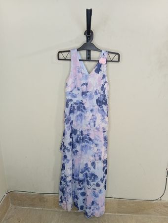 Speechless Kids Floral Tiered Maxi Dress