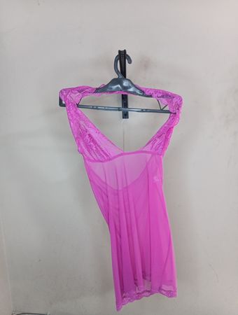 Rosa Spitzen-Halter-Neck-Unterwäsche