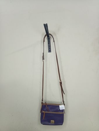 Dooney & Bourke Purple Leather Crossbody Bag