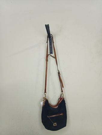 Dooney & Bourke Black Suede Shoulder Bag