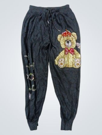 Pants with Teddy Bear Design