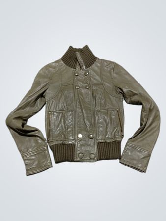 Veste bomber en cuir Ted Baker