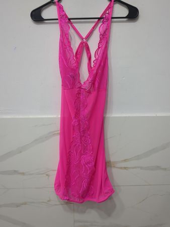 Die Escante Collection Pink Spitzen-Babydoll