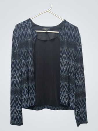 Dressbarn Collection Damen Strickjacke mit geometrischem Muster