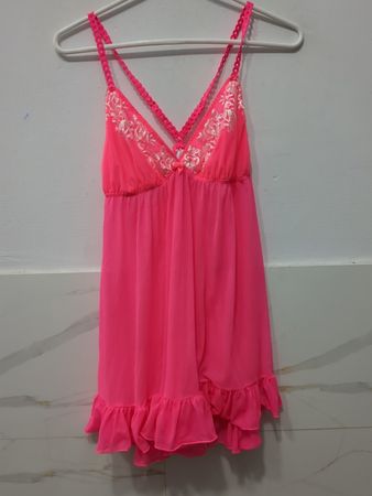 Secret Treasures Pink Babydoll Nightgown