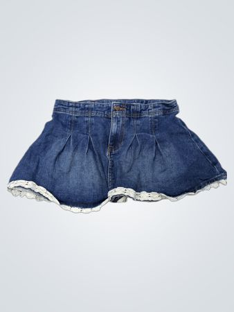 CELEBRITY PINK Jeansrock mit Spitzenbesatz