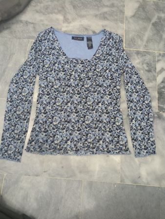 Acess Liz Claiborne Company Langärmeliges Bedrucktes Oberteil