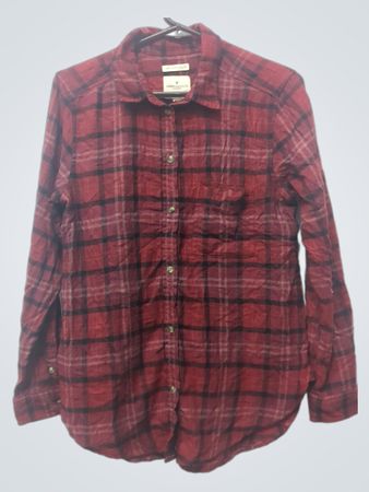 American Eagle Outfitters Karierter Boyfriend-Fit-Flanellhemd