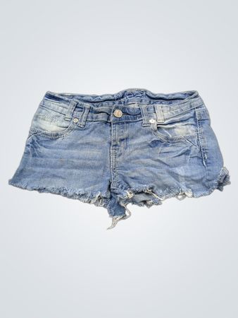 CURVY 7/8 Denim-Shorts