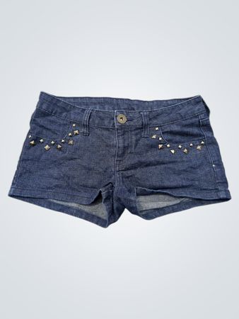 City Streets Damen Nieten-Jeansshorts