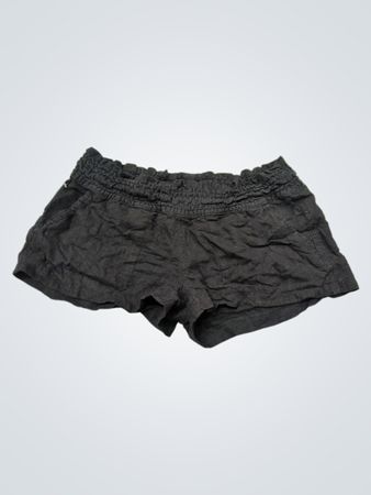 Roxy schwarze Leinenmisch-Shorts
