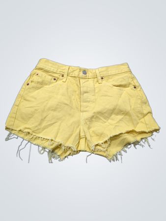 Levi's 501 gelbe Denim-Shorts