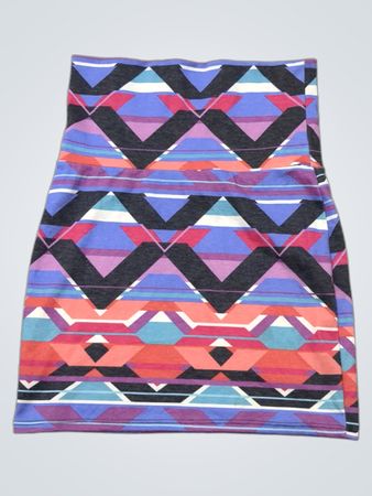Nollie Geometrischer Print-Röhrenkleid