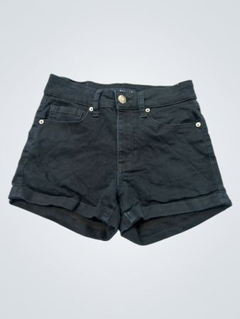 Aéropostale High Rise Midi Denim-Shorts