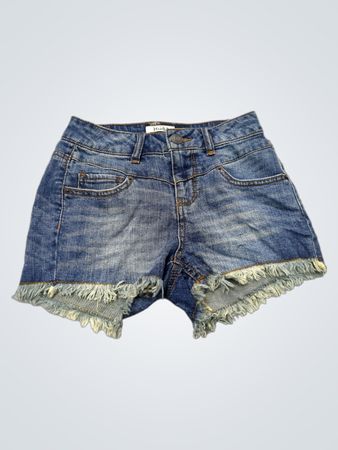 Mudd Denim Shorts mit ausgefranstem Saum