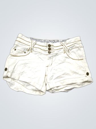 Boon Boom Jeans White Damen-Shorts
