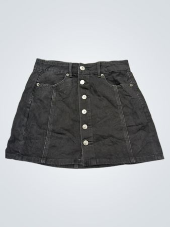 American Eagle Schwarzer Denim-Minirock