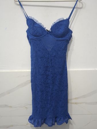 Victoria's Secret Blue Lace Babydoll Kleid