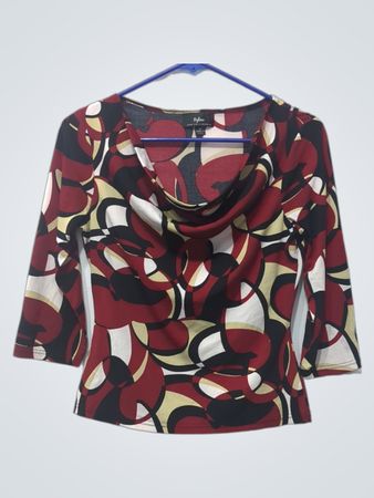 Byline Ever California Women's 3/4 Sleeve Cowl Neck Top