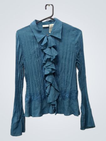 White Stag Ruffled Blouse