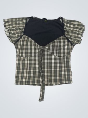 Urban Outfitters kariertes kurzes Top