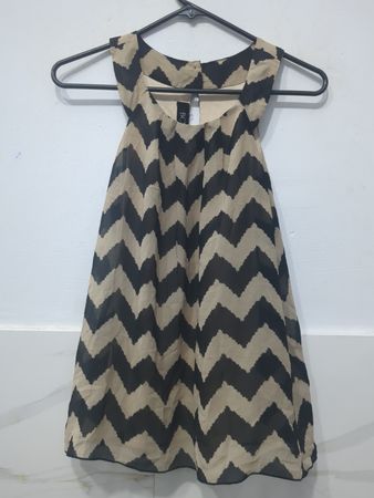 BCX Chevron Print Ärmelloses Top