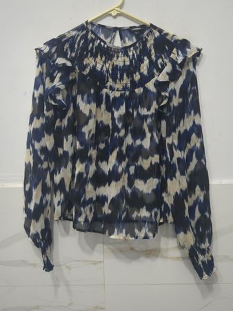 Express-Bluse mit langen Ärmeln