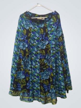 Choices Women's Floral Print Maxi Skirt