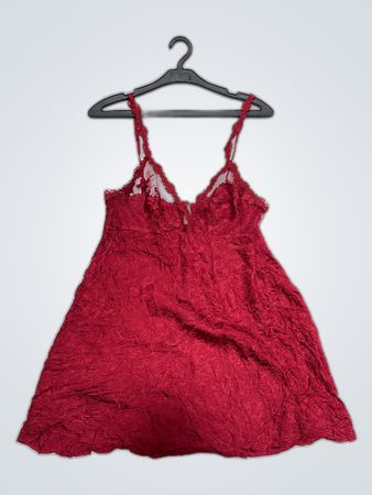 Victoria's Secret Red Lace Chemise