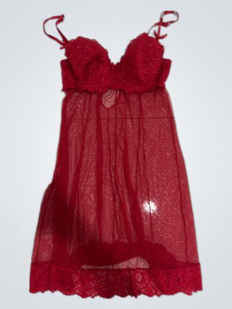 Red Lace Chemise